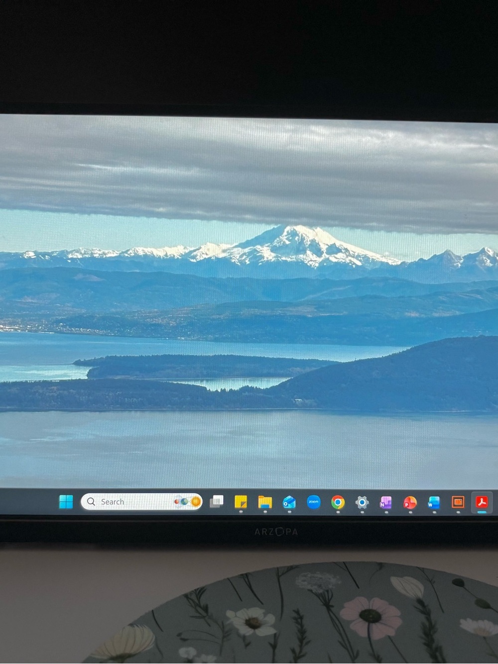 Arzopa 14 in Portable Monitor with connecting cords